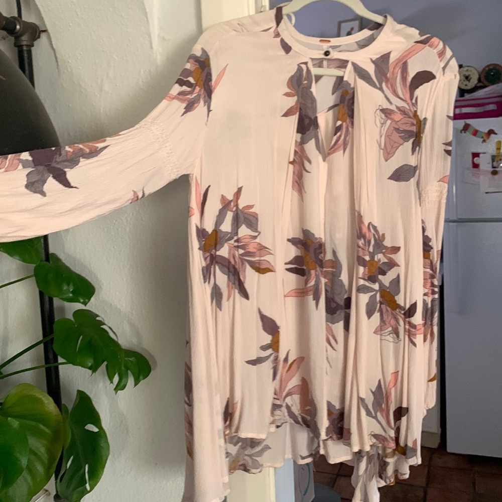 Free people long sleeve shirt/dress